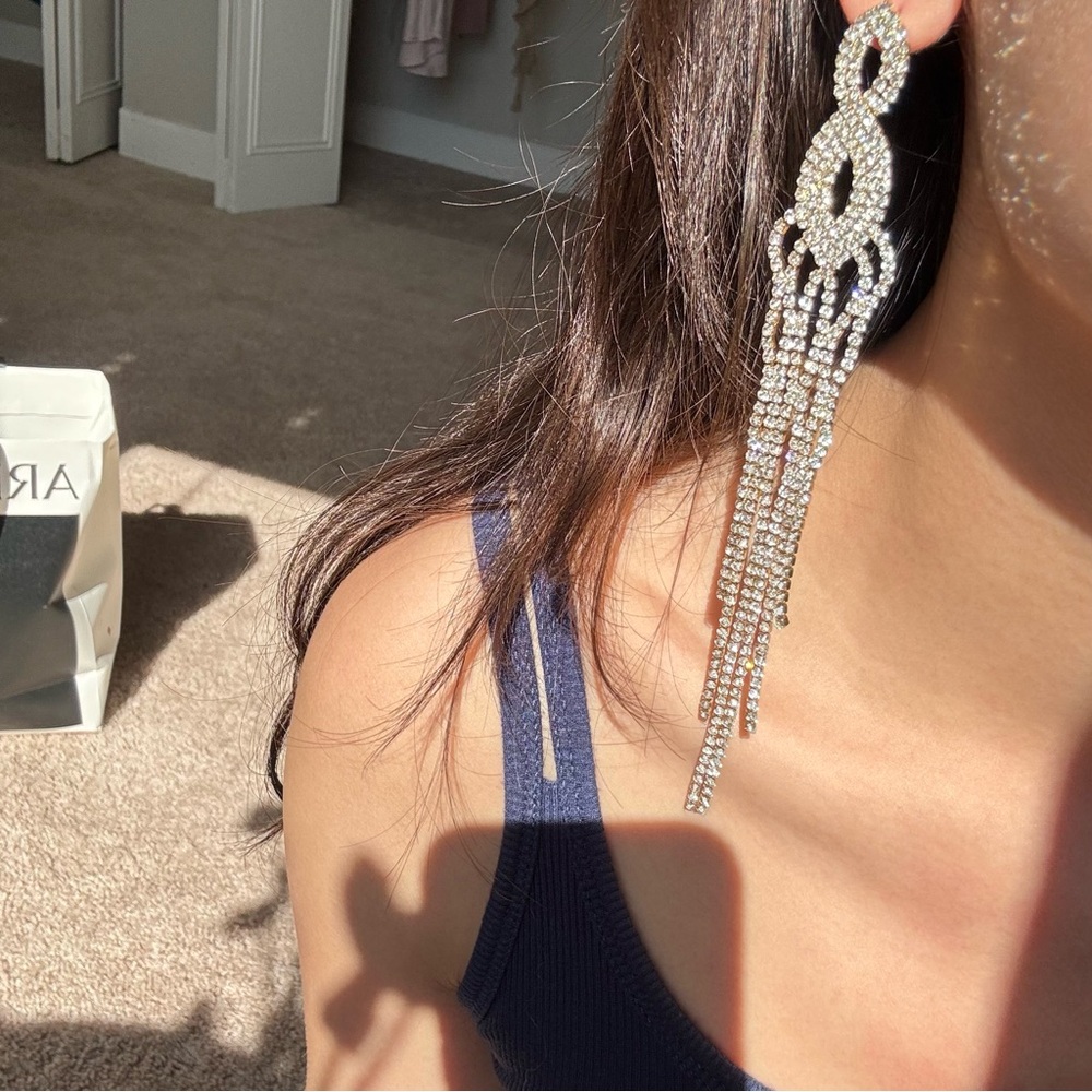 Elegant Silver Dangle Earrings